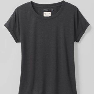 Prana Cozy Up Tee Shirt in Charcoal Size Small
